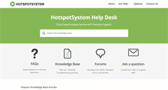 Desktop Screenshot of help.hotspotsystem.com